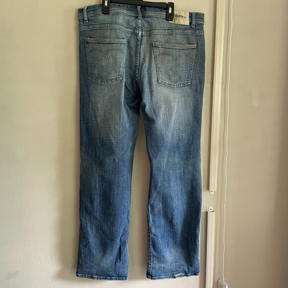 Jaymes Los Angeles Men's Luxury Cotton Denim Blue Jeans Size: 36x34 - Picture 4 of 9